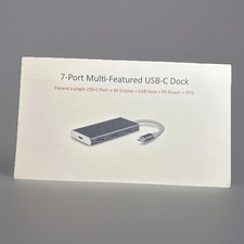 7 Port Hub Multi-Function HP USB-C Travel Dock Expand USB To 4K 5GB PD OTG