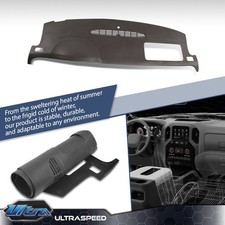 Fits 07-14 Suburban Tahoe Yukon Avalanche Soft Tpe Dash Cover Cap Overlay Brown