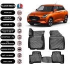 Floor Mats Liner Fits Suzuki Swift Mhev Hybrid (2024-2026) Waterproof 4D 4pcs