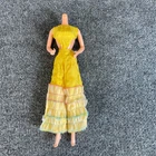 Vintage 1967 Barbie Caribbean Cruise Yellow Jumpsuit Mattel #1687 Made In Japan