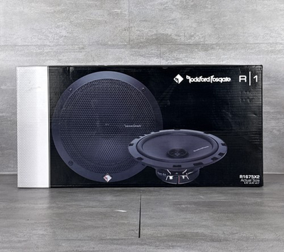 #ad Rockford Fosgate Prime 6.75” 4 ohm 2 Way Car Speakers Model R1675X2 New In Box $75.00