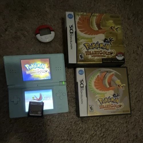 Pokémon HeartGold Version Nintendo DS Cartridge Pokéwalker Manual Included