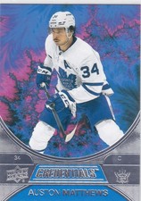 2021/22 CREDENTIALS..AUSTON MATTHEWS..MANDELBROT FRACTAL PARALLEL..MAPLE LEAFS