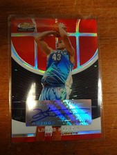 2006 Topps Finest Linas Kleiza Denver Nuggets Autograph Card #132 #'d 64/199