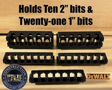 5 DEWALT Tough Case Insert Bit Holder Racks B...