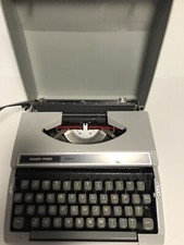 Vintage Silver Reed 720 Typewriter Grey With Case FREE SHIPPING! thumbnail