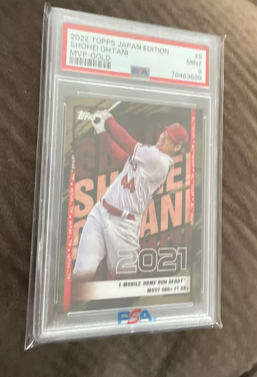 2022 topps japan edition shohei ohtani Mvp Gold Psa 9 2022 topps japan edition shohei ohtani Mvp Gold Psa 9