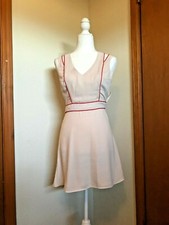 Coincidence and Chance A-Line Peach Dress Size S Small Anthropologie