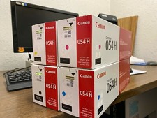 OEM RETAIL Canon 054H Toner Cartridges Black Cyan Magenta Yellow