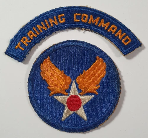 US Air Force WW2 Era Training Command Patch Badge. USAF. 2 Part. Military