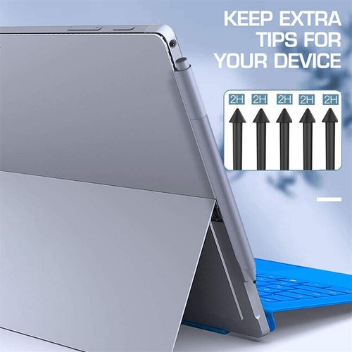 5pcs 2H Stylus Nib High Sensitivity Pencil Tip for Microsoft Surface Pro 7/6/5 - Afbeelding 4 van 11