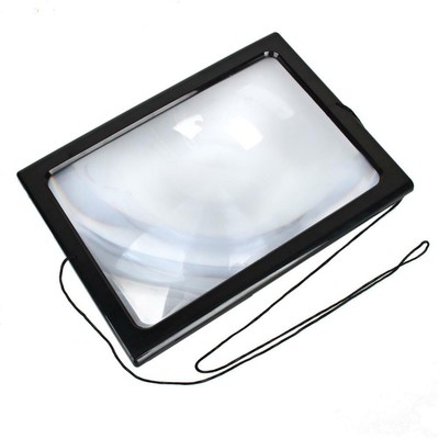 page magnifier with light