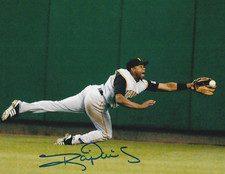 RAJAI DAVIS  PITTSBURGH PIRATES  ACTION SIGNED 8x10