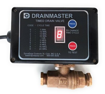 Dyna Quip Drainmaster Automatische Elektrische Messing Angepasste Ablassventil