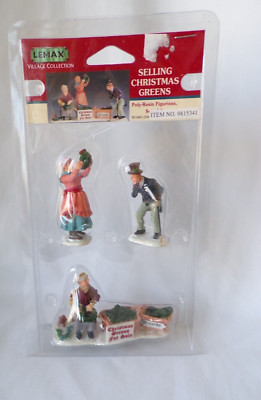 LEMAX HOLIDAY VILLAGE 'SELLING CHRISTMAS GREENS' 1999- NIP- retired #9815341