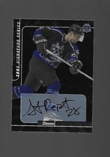 2000-01   Steven Reinprecht, In the Game, First Signature Card, Signature Series