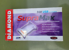 Diamond SupraMax 56K USB External Fax New In Box Modem  SM56USBSL