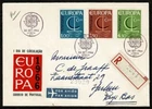 PORTUGAL 1966 Registered  FDC Europe  to the Netherlands SC69