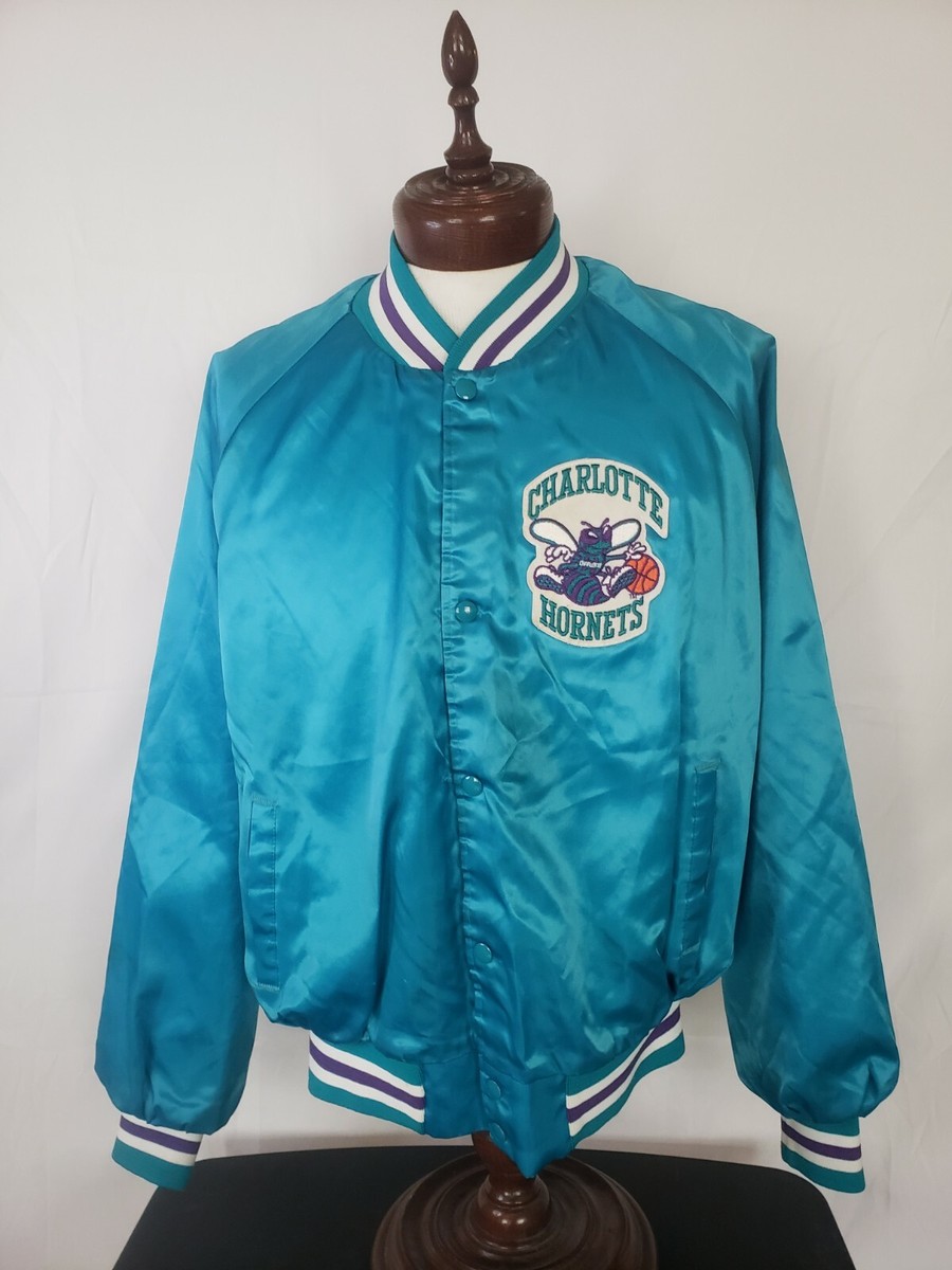 🚨🔥Vintage Chalk Line XL Charlotte Hornets Starter Style