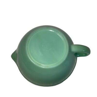 Vintage Fire King Jadeite Oven Ware Mixing Bowl w/Handle and Pour