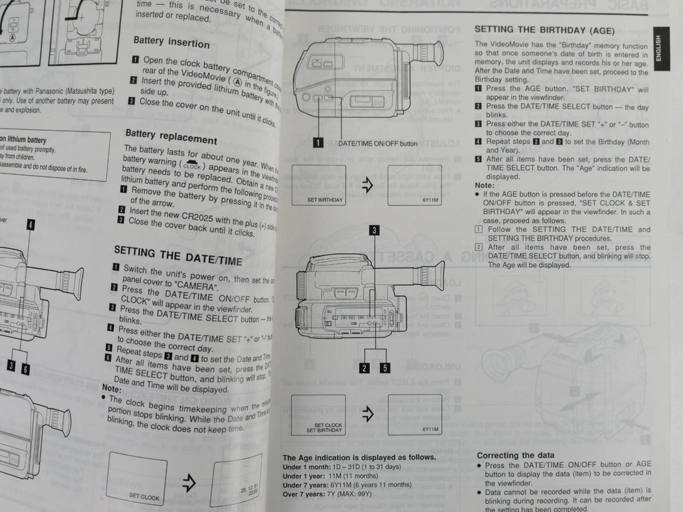JVC GR-AX2 - MANUALE ORIGINALE PER TELECAMERA - 224 PAGINE - Immagine 2 di 2