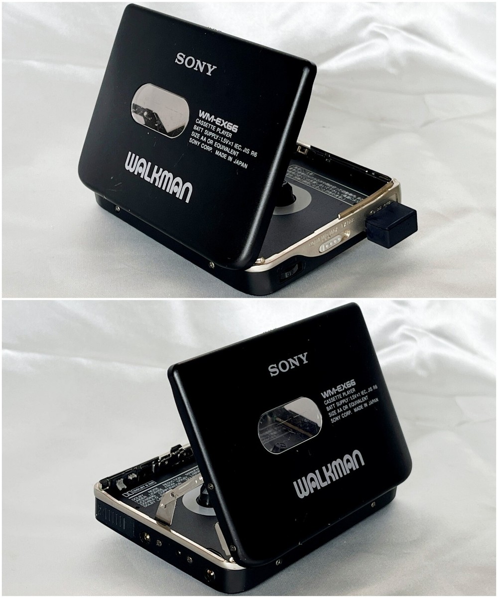 SONY WM-EX66 1992 Walkman W/Plug adapter Cassette Player Made in