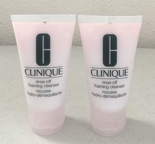 Lot 2 Clinique Rinse off Foaming Cleanser Mou...
