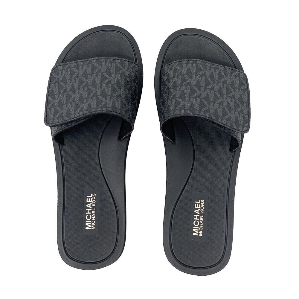 Michael Kors Wade Slide MK Signature Logo Sandals Adjust  display picture 2