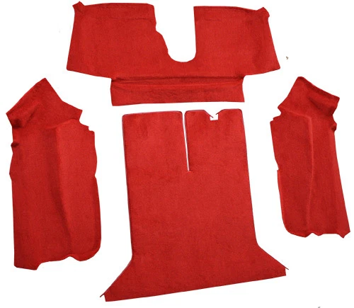 Chevrolet Corvette 1992-1993 cupé alfombra Cutpile área trasera con pestillo de 1 puerta Foto 2 de 3