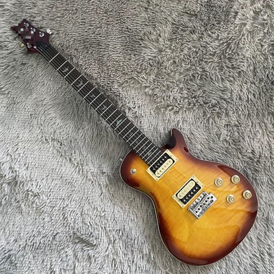 Sunburst Solid Body PRS Electric Guitar 6 String Tremolo Bridge 22Fret HH Pickup