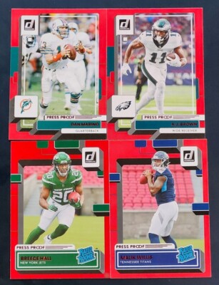 2022 Donruss Football RED Border Parallels You Pick - 2 Card Minimum
