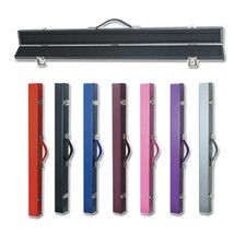 Pool Snooker Billiard Cue Case Choose Black Blue Pink Purple Silver Maroon Red