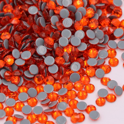 Clear Hotfix Rhinestones Glass Strass Iron On Hot fix Crystal For Fabric Garment - Picture 32 of 34