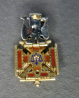 32 Degree Masonic Pendant 14k yellow gold — photo 7
