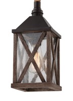 Dark Weathered Oak/oil Rubbed Bronze Lumiere 1light Lantern W/clear Seeded Glass on sale Dark Weathered Oak/oil Rubbed Bronze Lumiere 1light Lantern W/clear Seeded Glass on sale