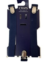 Chaps Boys Navy Blue Suspender Adjustable New In Package No Bow Tie