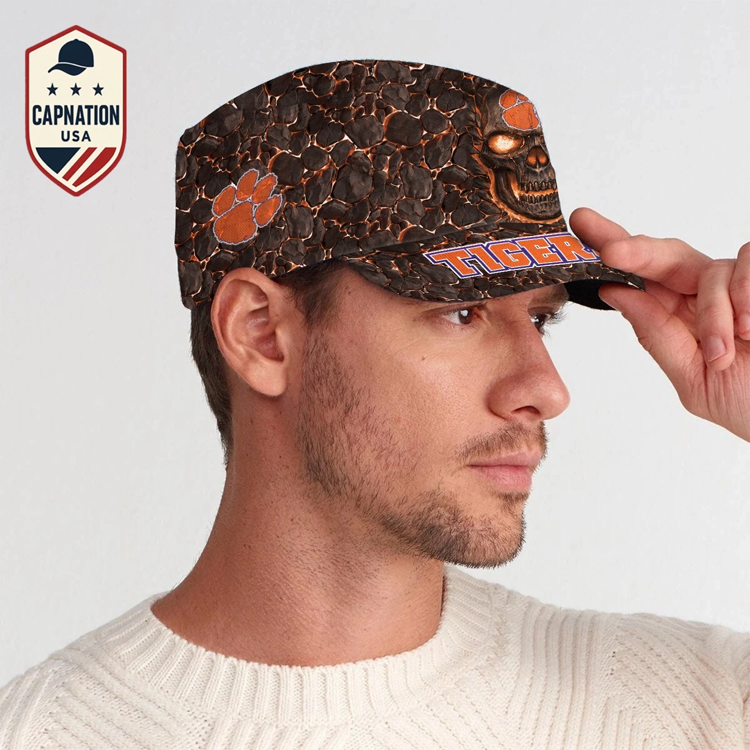 Clemson Team Tigers Military Cap NCAA Baseball Cap NCAA Trucker Cap