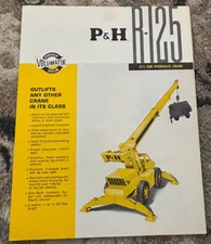 P&H Harnischfeger R-125 Hydraulic Crane Brochure AMIL25
