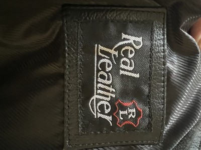 Dark blue English Leathe Motorcycle  Jacket