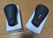 TRD Echtleder Schaltknauf Levin Trueno AE86 5 Gang schwarz oder rot stitc 150g