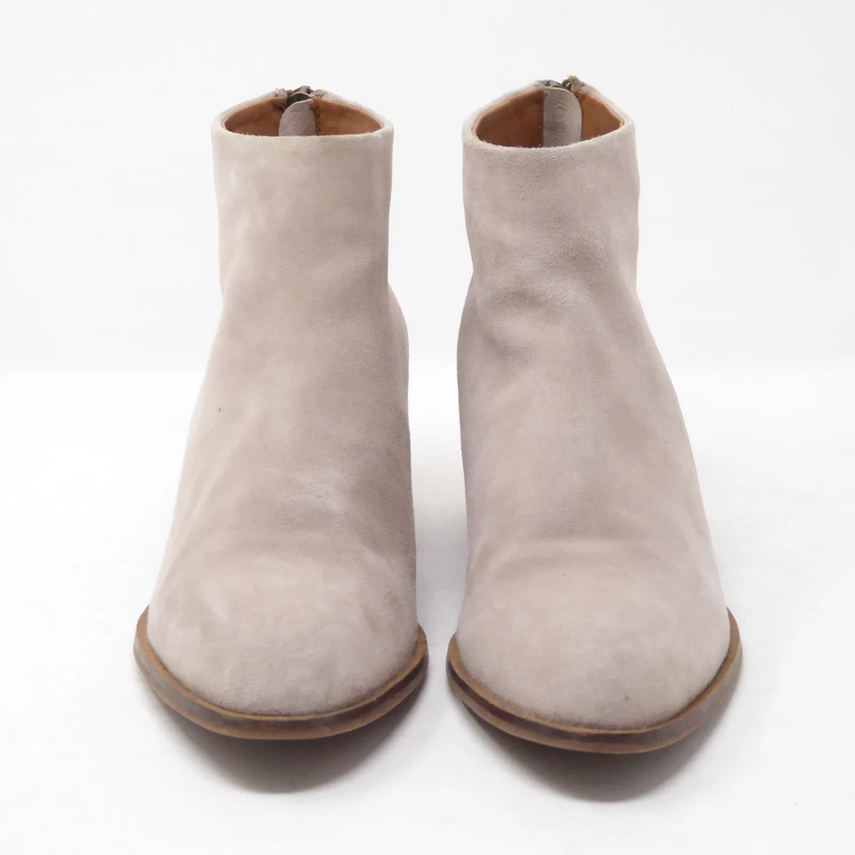 Botas al Tobillo Seychelles Floodplain Gamuza Cuero Beige Talla 6.5 Tacón Bloque Foto 2 de 4