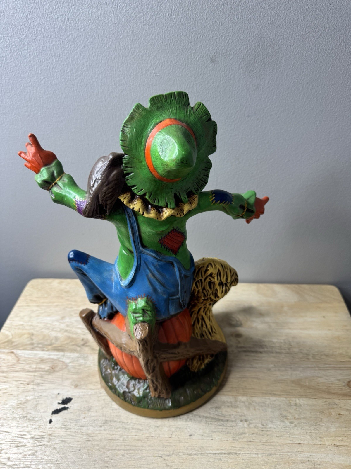 Vintage Byron Molds 1977 Scarecrow On Jack O Lantern