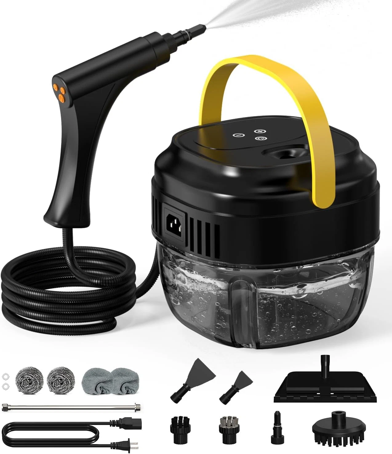 1500W Portable Handheld Steam Cleaner with 15PCS Accessories for Home & Car
Opens in a new window or