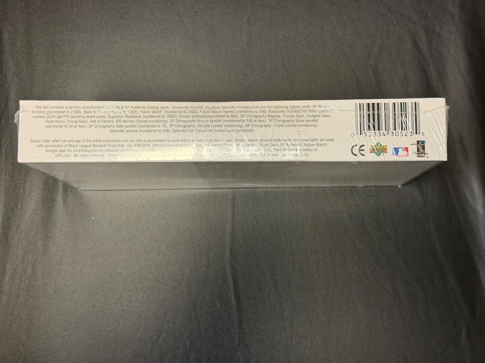 2003 MLB SP Authentic Baseball Sealed Hobby Box - Image 3 of 4