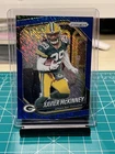 2025 Panini Prizm Football Blue Shimmer Xavier McKinney #66
