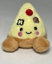 Aurora World Plush Palm Pals Peppa the Pizza Slice 5 inch Yellow Tan