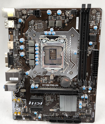 MSI H110M PRO-VH Motherboard Nicht Funktionierend Für Ersatzteile