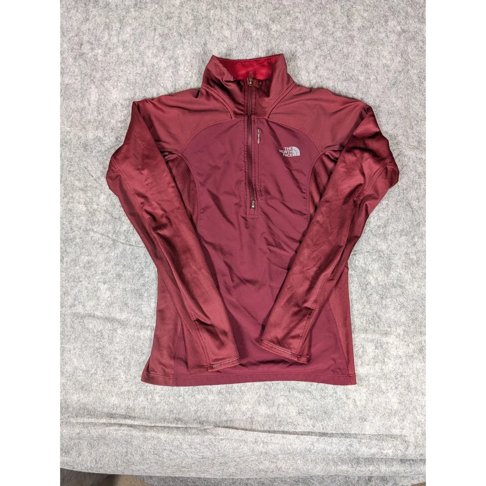 Pullover activo manga larga con cremallera The North Face FlashDry para mujer Foto 2 de 4