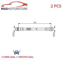 BREMSSCHLAUCH BREMSLEITUNG PAAR BOSCH 1 987 481 A44 2PCS A FÜR CITROËN