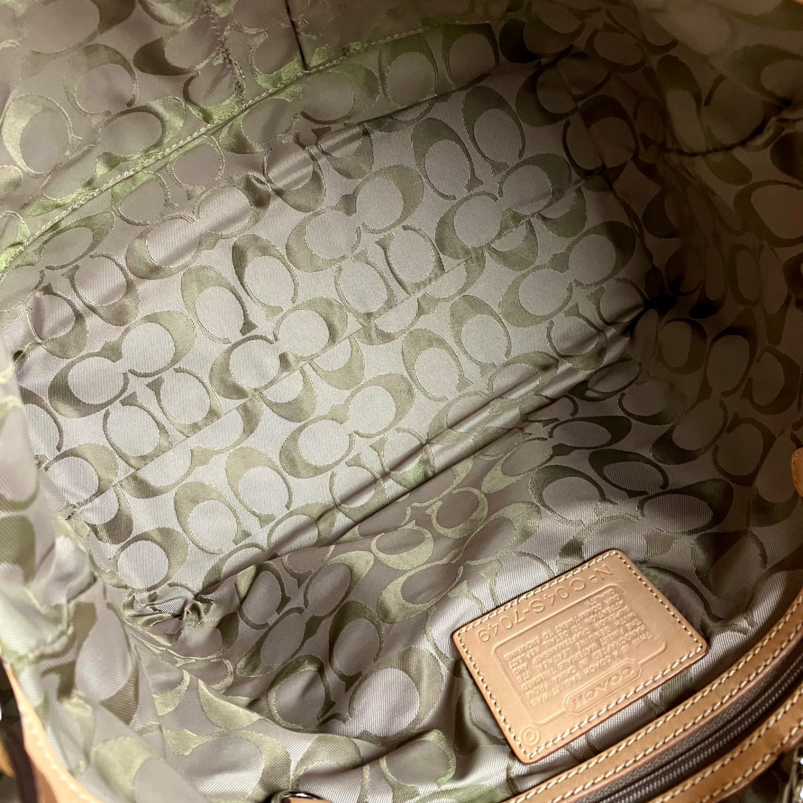 COACH Patchwork One Shoulder Bag Multicolor Rare … - image 15